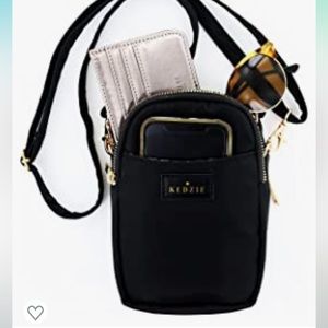Kedzie black nylon crossbody